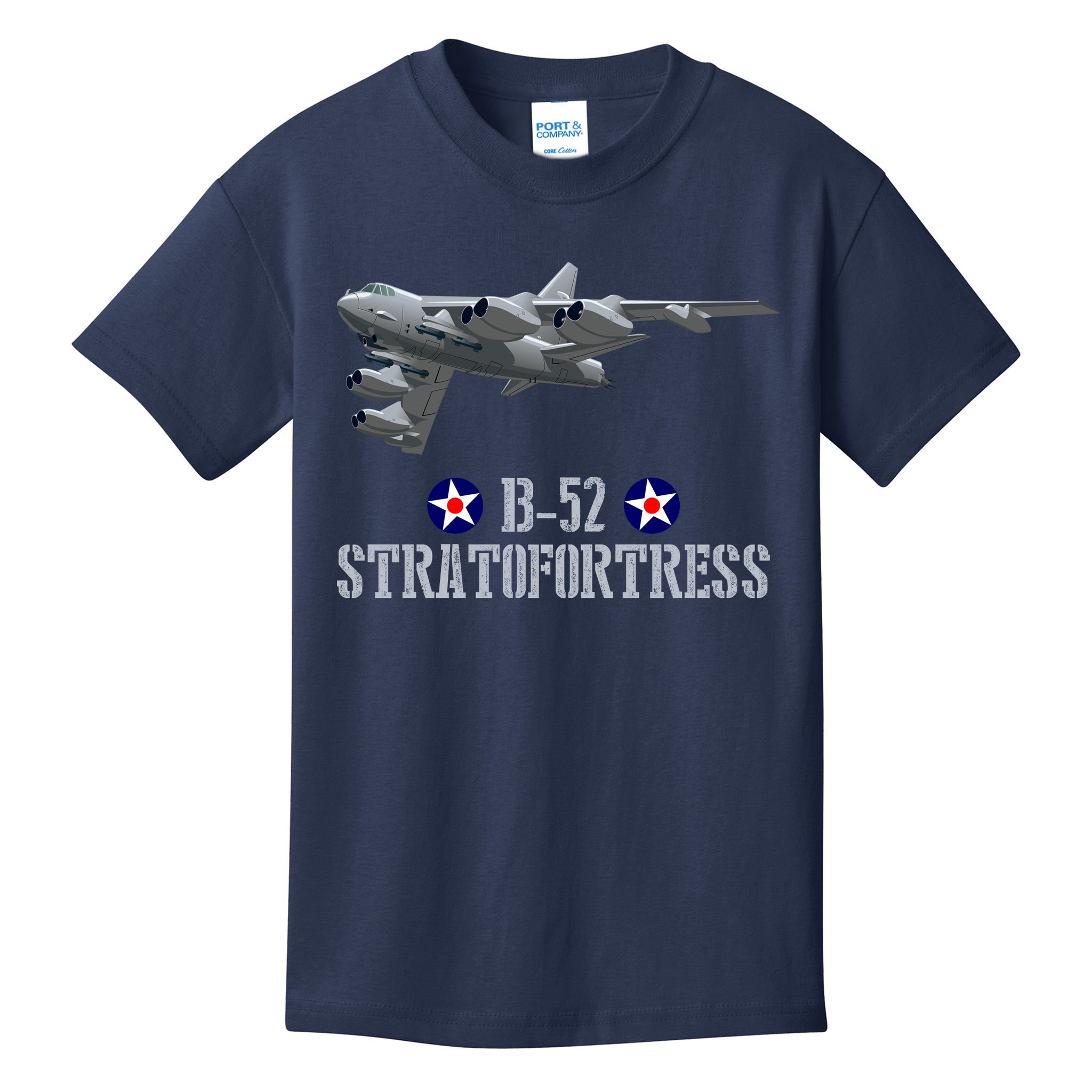 American Aircraft Heavy Bomber B-52 Air Force Kids T-Shirt