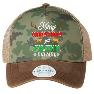 Alone At Home Movies Merry Christmas You Filty Animal Legacy Tie Dye Trucker Hat