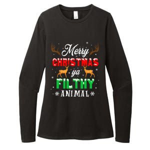 Alone At Home Movies Merry Christmas You Filty Animal Womens CVC Long Sleeve Shirt