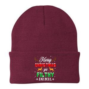 Alone At Home Movies Merry Christmas You Filty Animal Knit Cap Winter Beanie