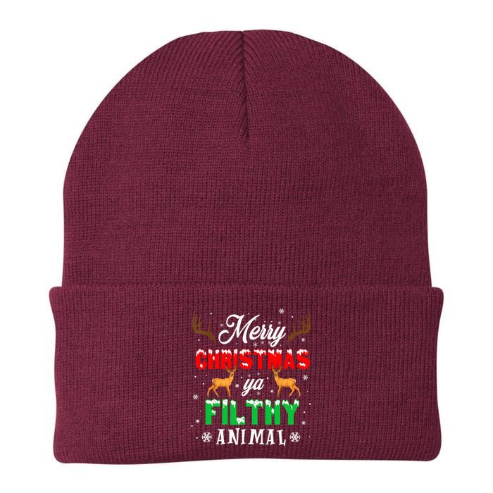 Alone At Home Movies Merry Christmas You Filty Animal Knit Cap Winter Beanie