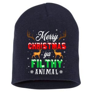 Alone At Home Movies Merry Christmas You Filty Animal Short Acrylic Beanie