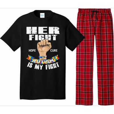 Autism Awareness Her Fight Is My Fight Hope Cure Pajama Set