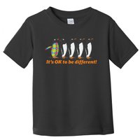 Autism Awareness Hoodie It's OK To Be Different Penguin Toddler T-Shirt