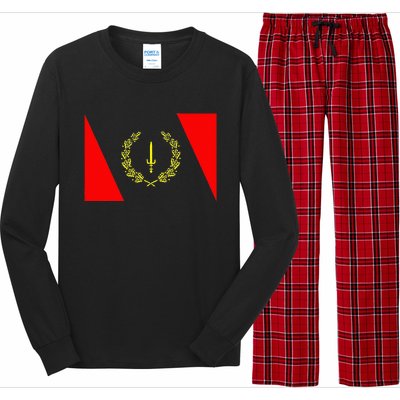 African American Heritage Flag Black History 1967 Long Sleeve Pajama Set