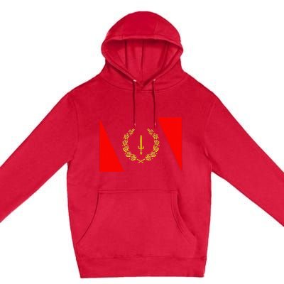 African American Heritage Flag Black History 1967 Premium Pullover Hoodie