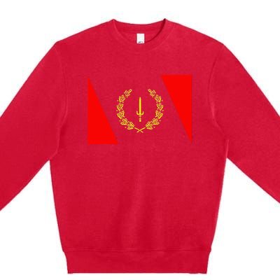 African American Heritage Flag Black History 1967 Premium Crewneck Sweatshirt