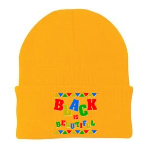 African American History Month Black Is Beautiful Gift Knit Cap Winter Beanie