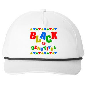 African American History Month Black Is Beautiful Gift Snapback Five-Panel Rope Hat