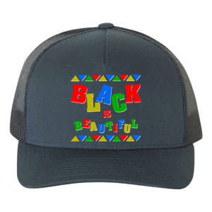 African American History Month Black Is Beautiful Gift Yupoong Adult 5-Panel Trucker Hat