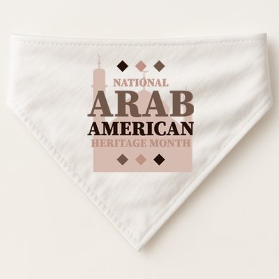 Arab American Heritage Month Gift USA-Made Doggie Bandana