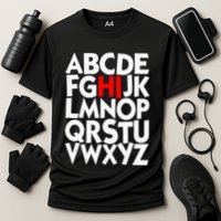 Alphabet ABCs Hi Kindergarten Alphabet learn ABCs  Performance Shirt