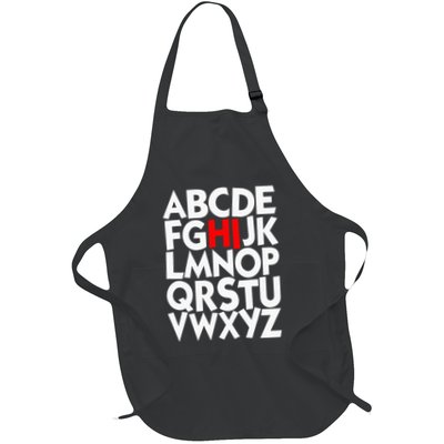 Alphabet ABCs Hi Kindergarten Alphabet learn ABCs  Apron