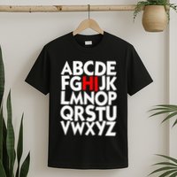 Alphabet ABCs Hi Kindergarten Alphabet learn ABCs  T-Shirt