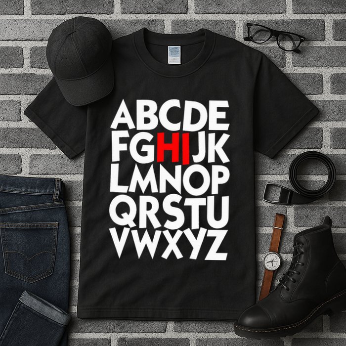 Alphabet ABCs Hi Kindergarten Alphabet learn ABCs  Tall T-Shirt