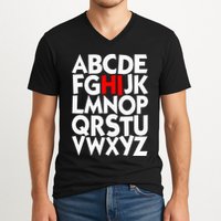 Alphabet ABCs Hi Kindergarten Alphabet learn ABCs  V-Neck T-Shirt