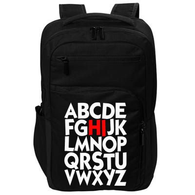 Alphabet ABCs Hi Kindergarten Alphabet learn ABCs  Impact Tech Backpack