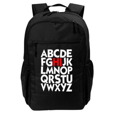 Alphabet ABCs Hi Kindergarten Alphabet learn ABCs  Backpack