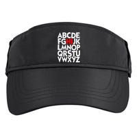 Alphabet ABCs Hi Kindergarten Alphabet learn ABCs  Adult Drive Performance Visor