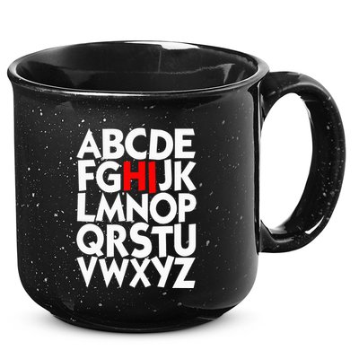 Alphabet ABCs Hi Kindergarten Alphabet learn ABCs  15oz Campfire Ceramic Mug