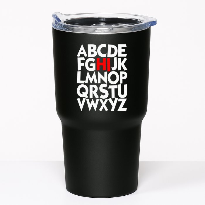 Alphabet ABCs Hi Kindergarten Alphabet learn ABCs  Tumbler