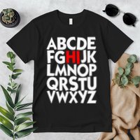 Alphabet ABCs Hi Kindergarten Alphabet learn ABCs  Premium T-Shirt