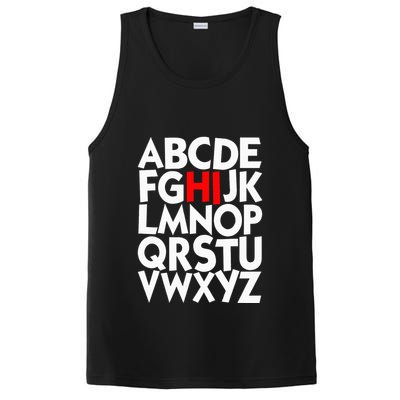 Alphabet ABCs Hi Kindergarten Alphabet learn ABCs  PosiCharge Competitor Tank