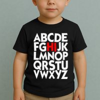 Alphabet ABCs Hi Kindergarten Alphabet learn ABCs  Toddler T-Shirt