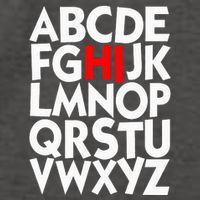 Alphabet ABCs Hi Kindergarten Alphabet learn ABCs  Vector Backpack
