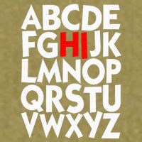 Alphabet ABCs Hi Kindergarten Alphabet learn ABCs  Garment-Dyed Women's Muscle Tee