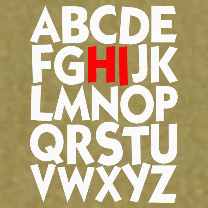 Alphabet ABCs Hi Kindergarten Alphabet learn ABCs  Garment-Dyed Women's Muscle Tee