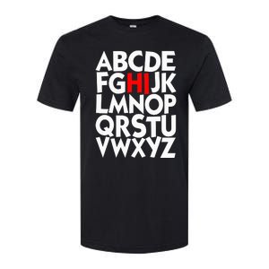 Alphabet ABCs Hi Kindergarten Alphabet learn ABCs  Softstyle CVC T-Shirt