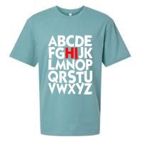 Alphabet ABCs Hi Kindergarten Alphabet learn ABCs  Sueded Cloud Jersey T-Shirt