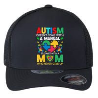 Autism Awareness Heart Of Support And Puzzle Piece Gift Flexfit Unipanel Trucker Cap
