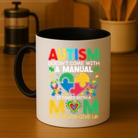 Autism Awareness Heart Of Support And Puzzle Piece Gift Mug