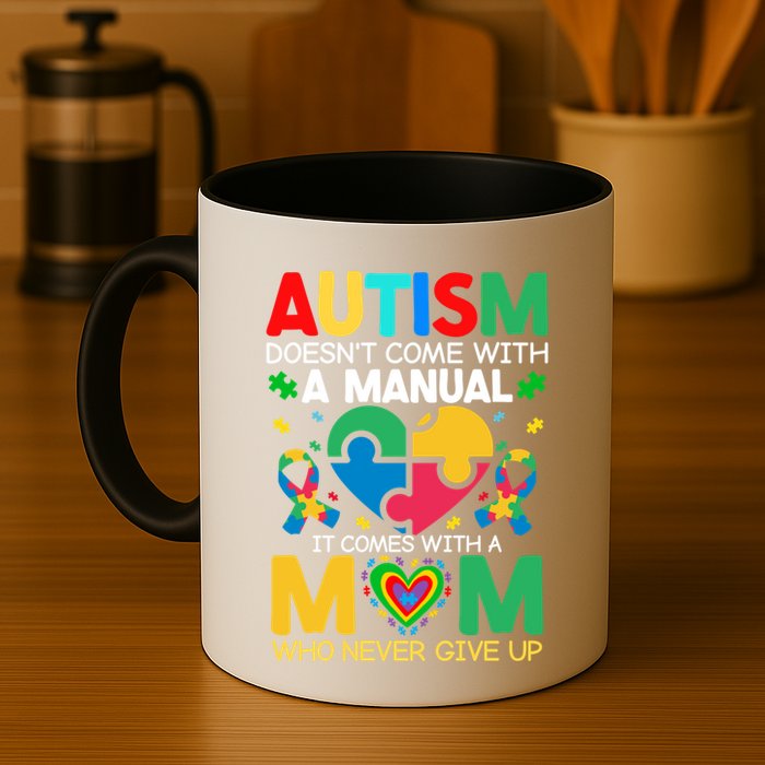 Autism Awareness Heart Of Support And Puzzle Piece Gift Mug