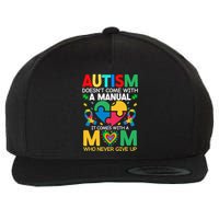 Autism Awareness Heart Of Support And Puzzle Piece Gift Wool Snapback Cap