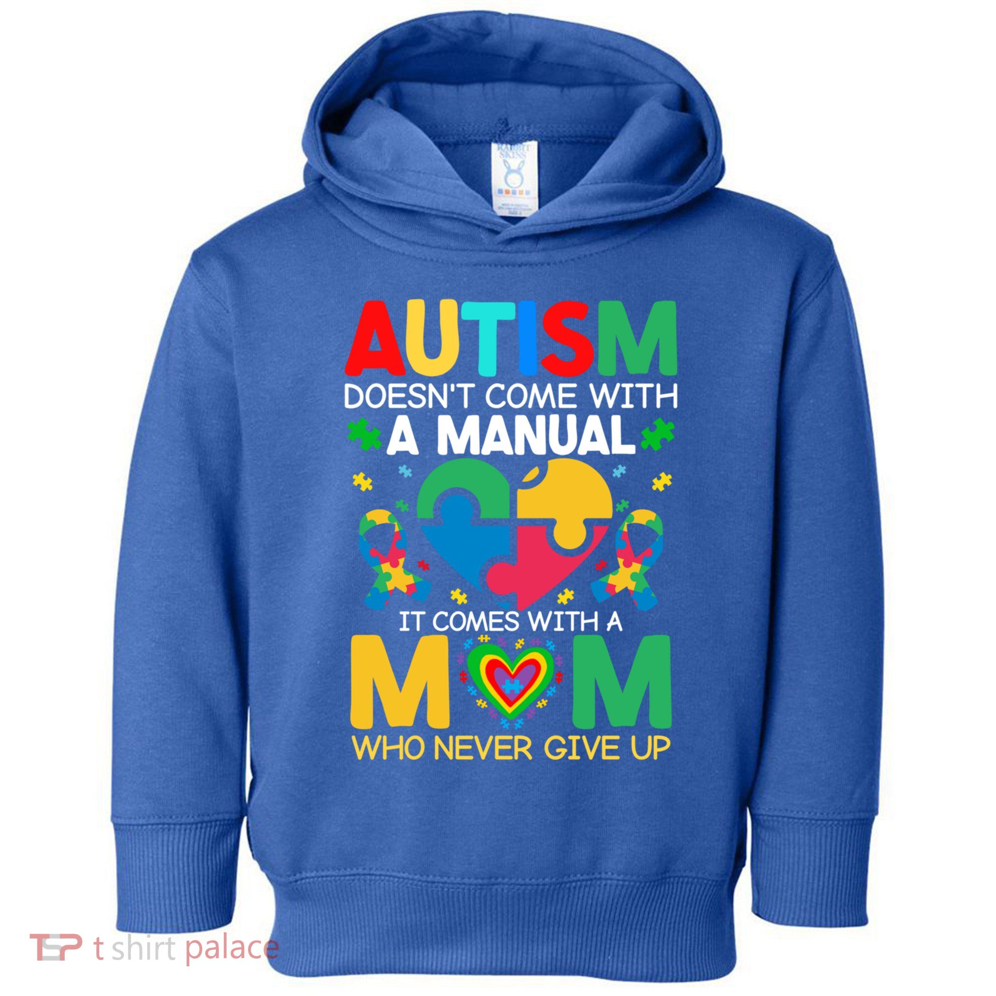 Autism Awareness Heart Of Support And Puzzle Piece Gift Toddler Hoodie
