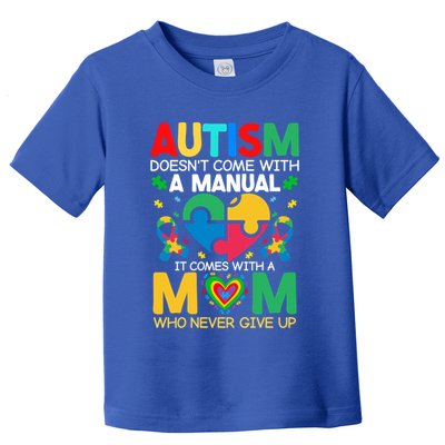 Autism Awareness Heart Of Support And Puzzle Piece Gift Toddler T-Shirt