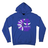 Alzheimers Awareness Hero Is Now My Angel Remembrance Purple Gift Hoodie