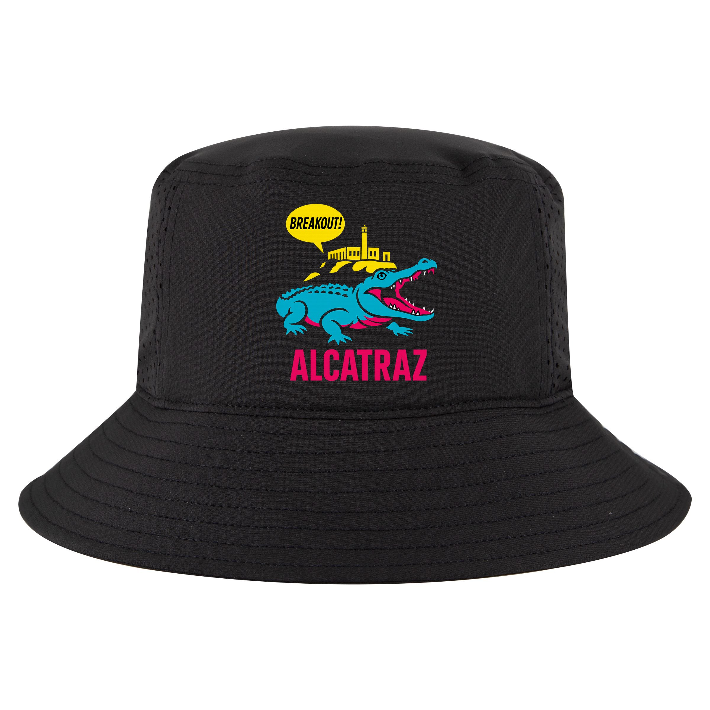 Alligator Alcatraz Hot Breakout Cool Comfort Performance Bucket Hat