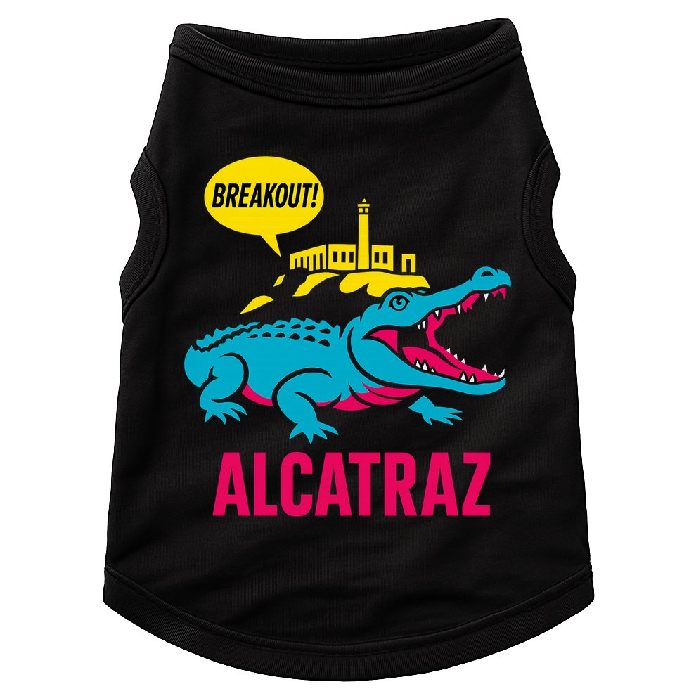 Alligator Alcatraz Hot Breakout Doggie Tank