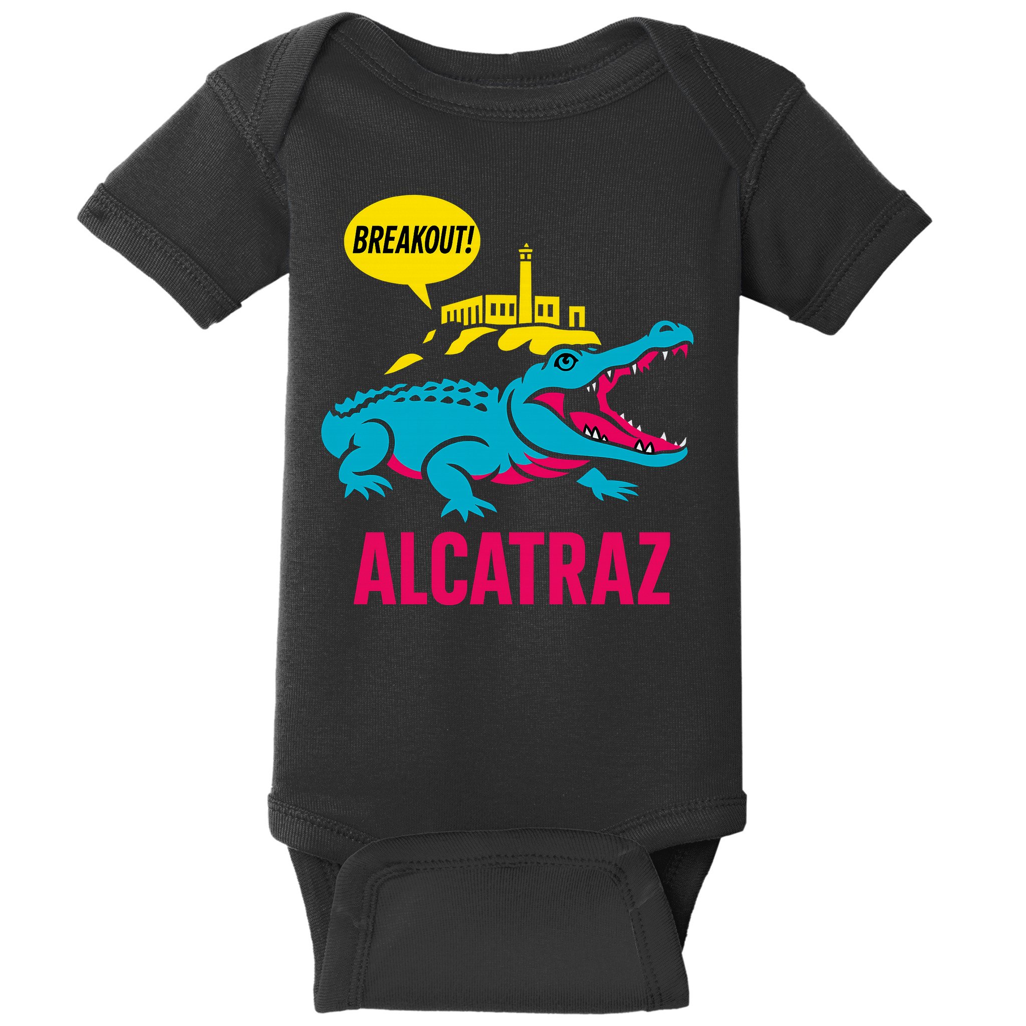 Alligator Alcatraz Hot Breakout Baby Bodysuit