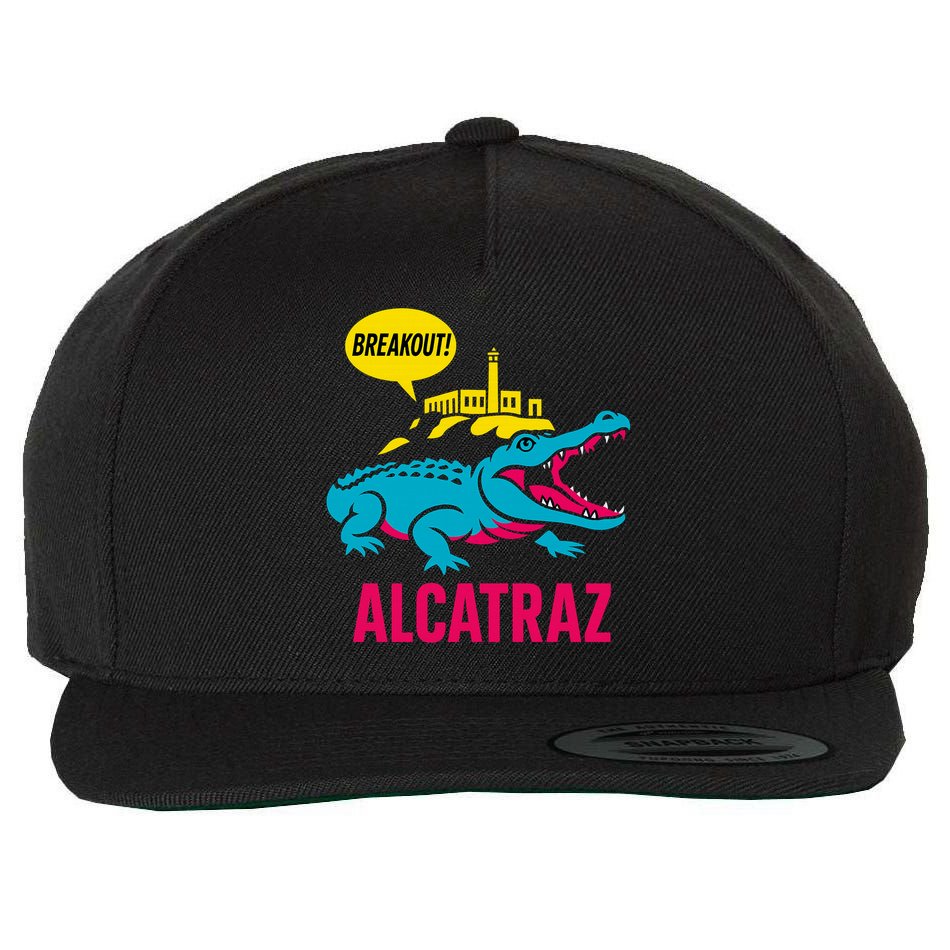 Alligator Alcatraz Hot Breakout Wool Snapback Cap