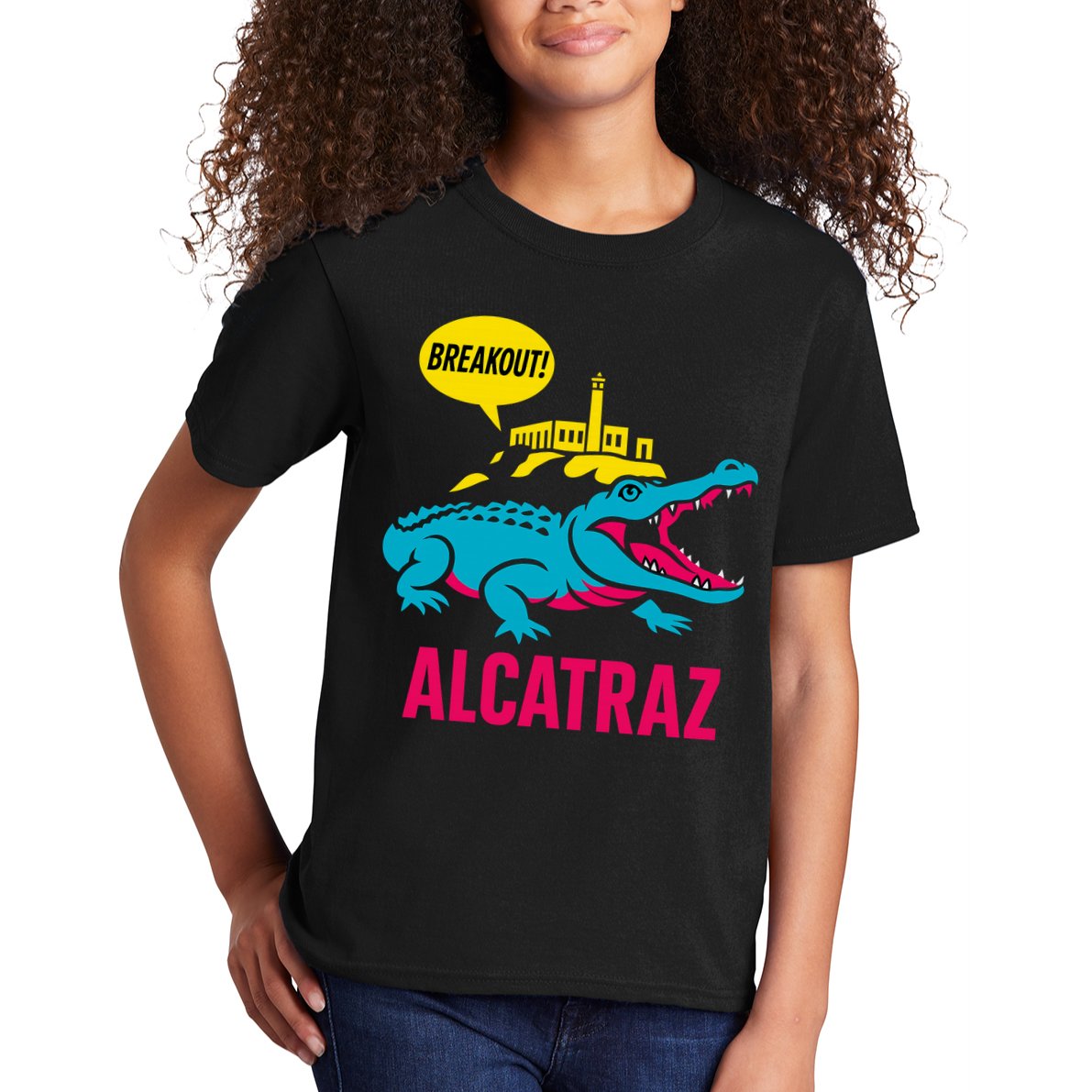 Alligator Alcatraz Hot Breakout Kids T-Shirt