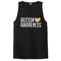 Autism Awareness Heart Puzzle Support PosiCharge Competitor Tank