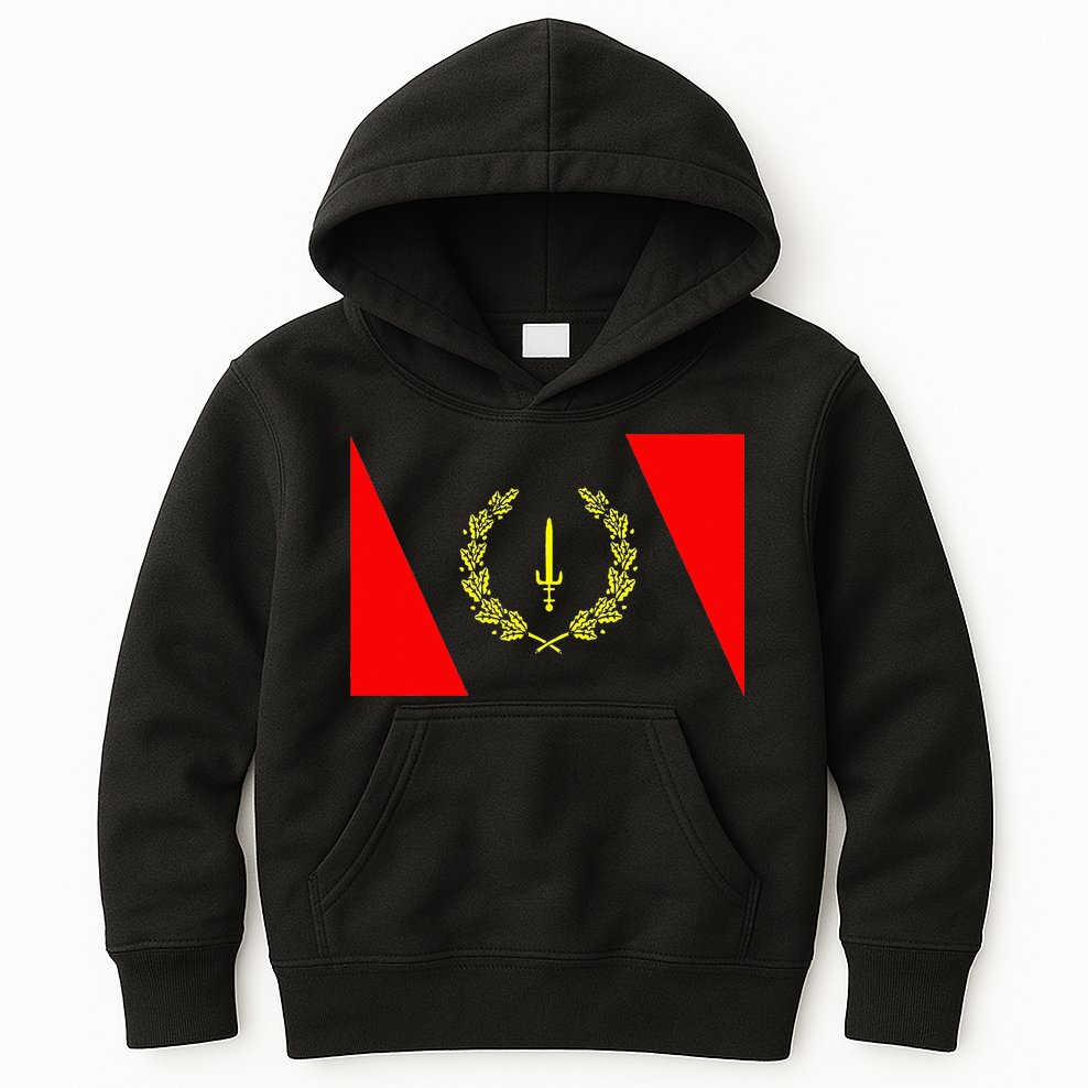 African American Heritage Flag Black History 1967 Kids Hoodie