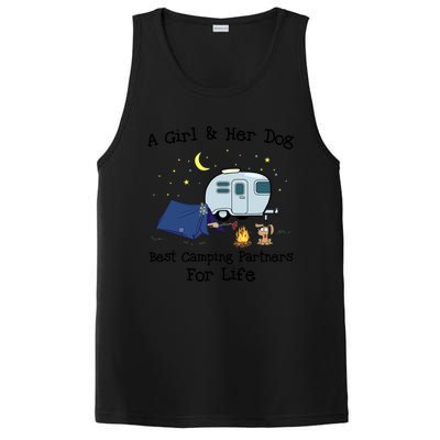 A And Her Dog Best Camping Partners For Life Gift PosiCharge Competitor Tank