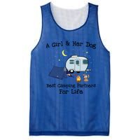 A And Her Dog Best Camping Partners For Life Gift Mesh Reversible Basketball Jersey Tank