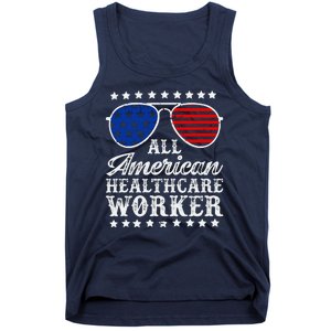 All American Healthcare Worker 4th Of July Family Matching Sunglasses Tank Top